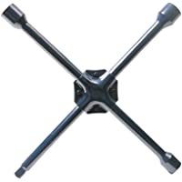 XL Tech 213189 Llave cruzada reforzada Vasos de 17 mm - 19 mm - 21 mm + llave cuadrada de 1-2 &quot-